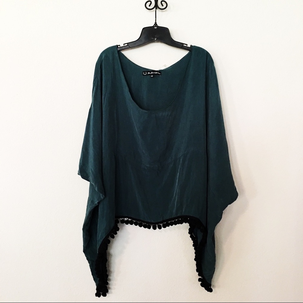 For Love & Lemons Caliente Cape Pom Pom Hemline XS - Picture 2 of 7